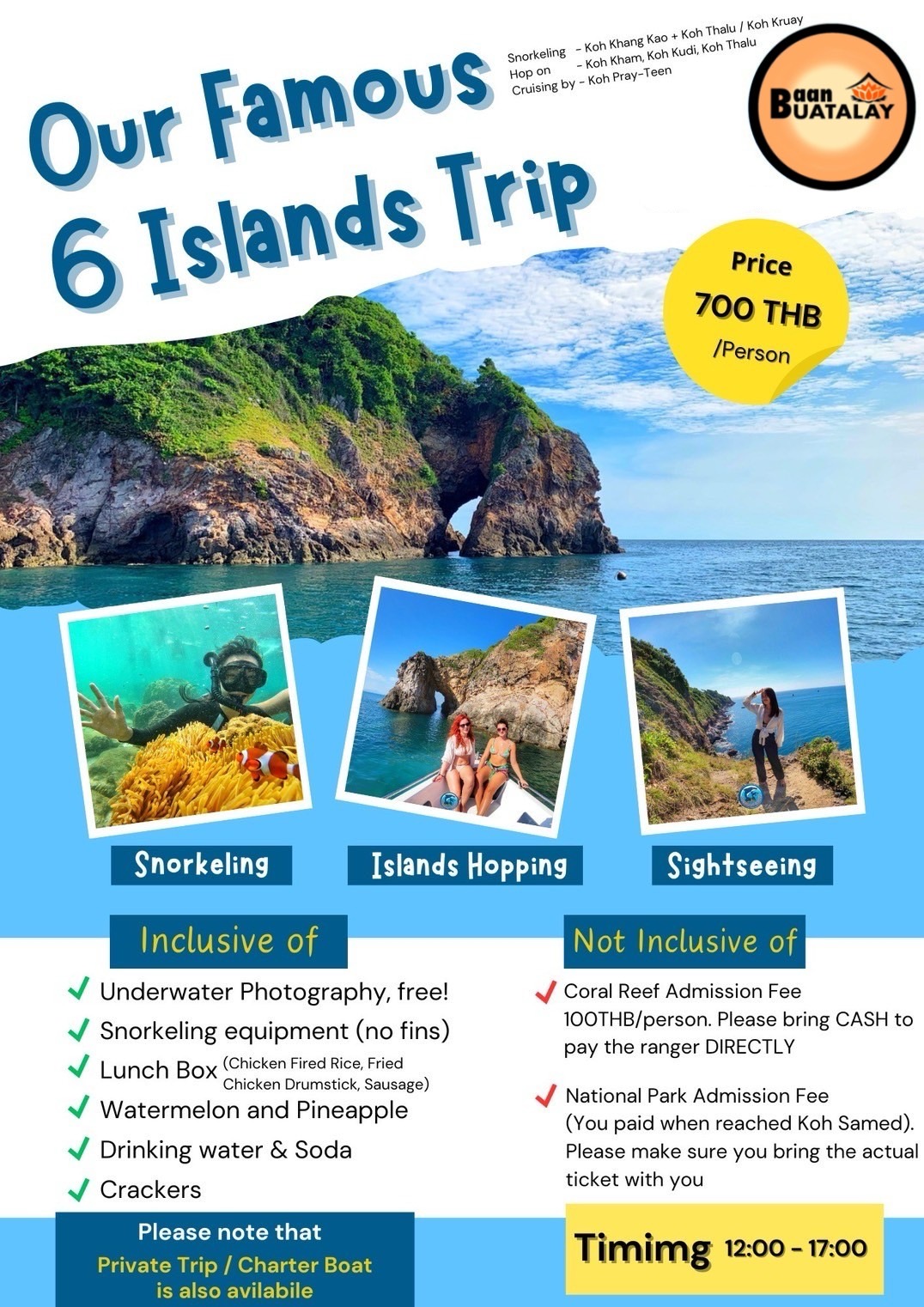 6 Islands Trip